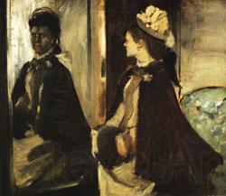 Edgar Degas Jeantaud at the Mirror